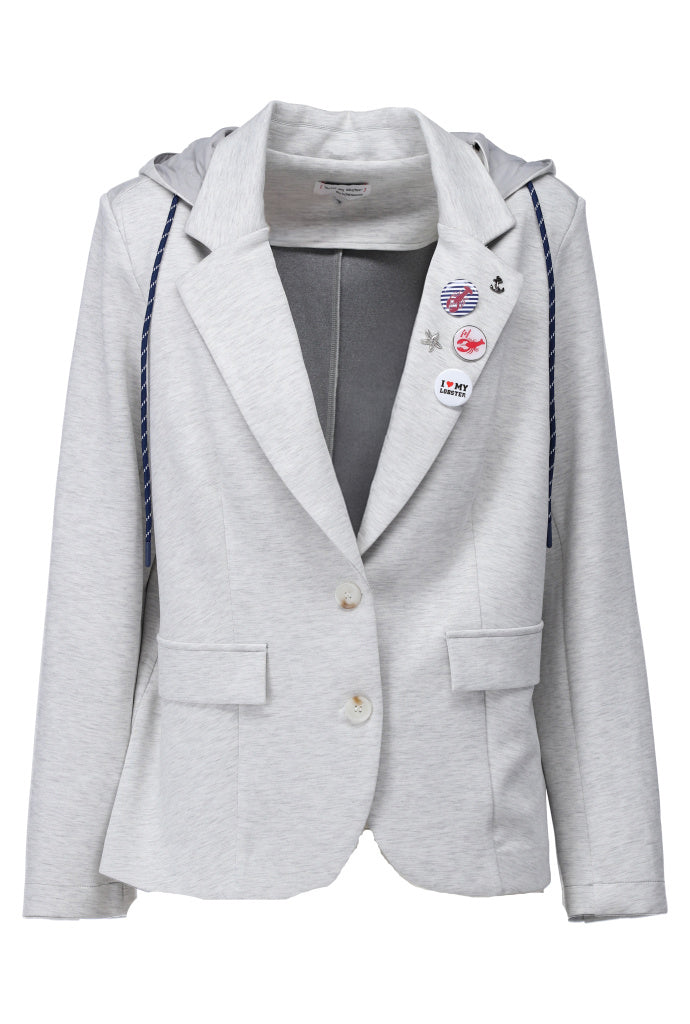 light grey melange