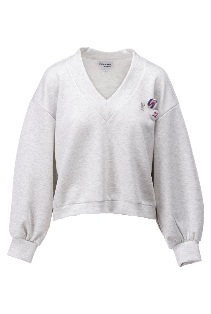 light grey melange