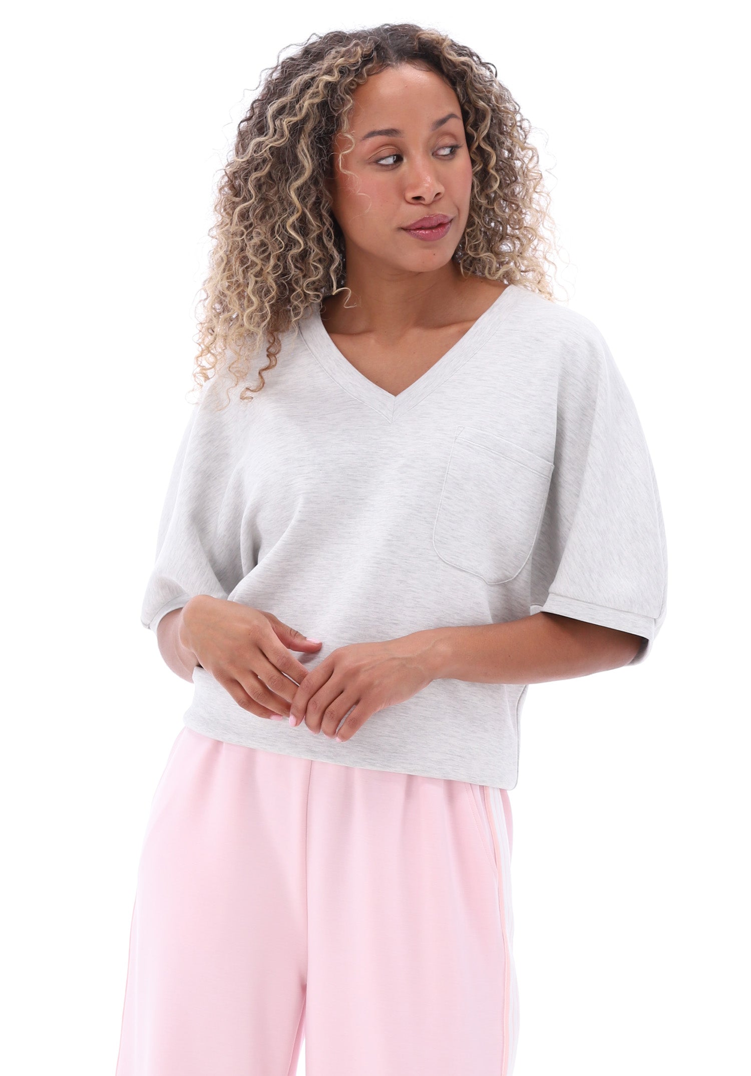 light grey melange