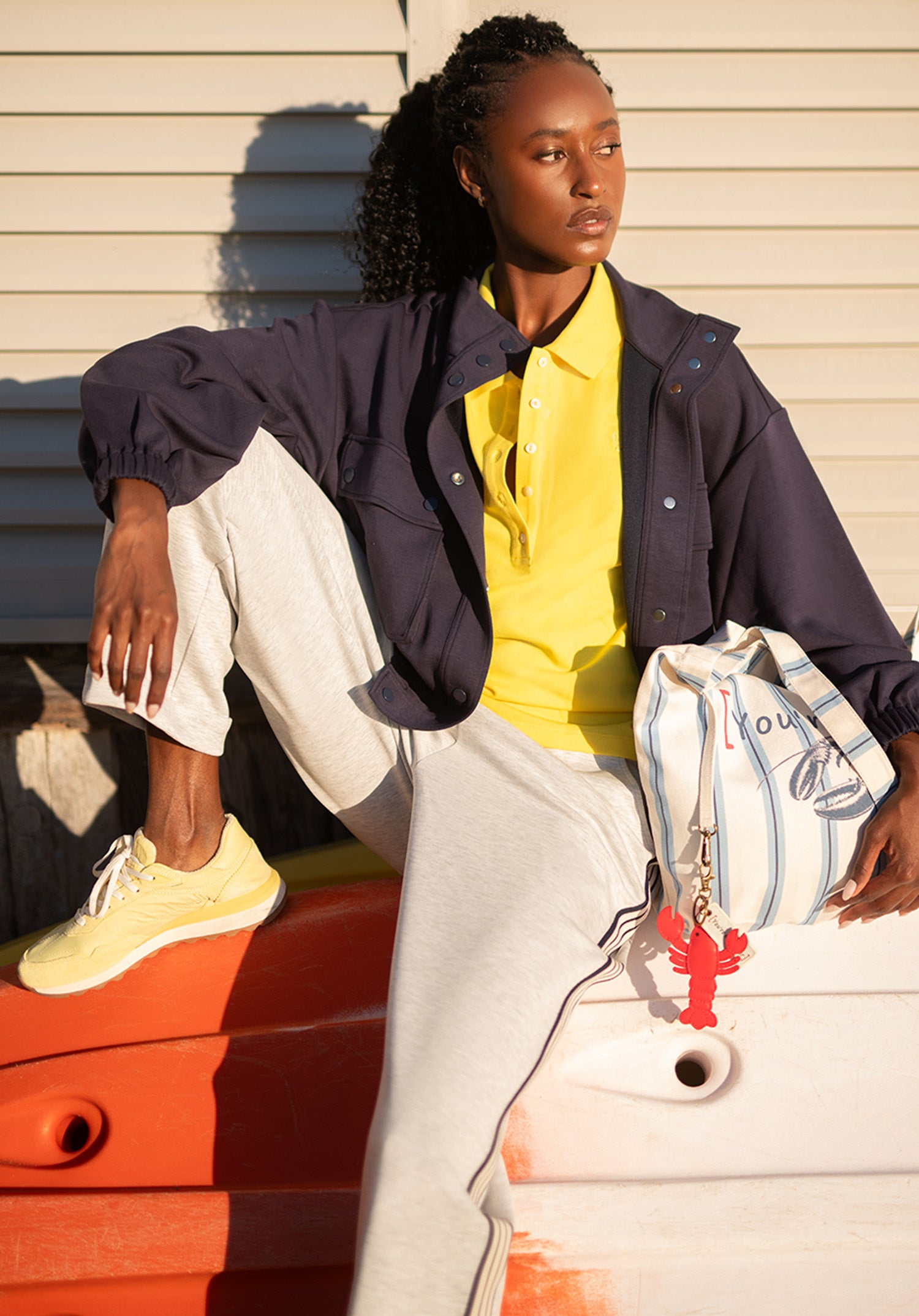 navy blazer
